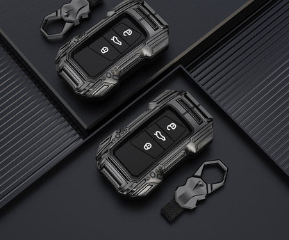 Skoda/Volkswagen New Remote Key Premium Batman Metal Alloy Keycase with Holder & Rope Chain