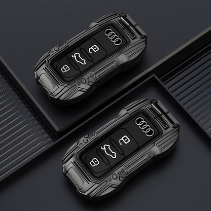 Audi Old Key Premium Batman Metal Alloy Keycase with Holder & Rope Chain